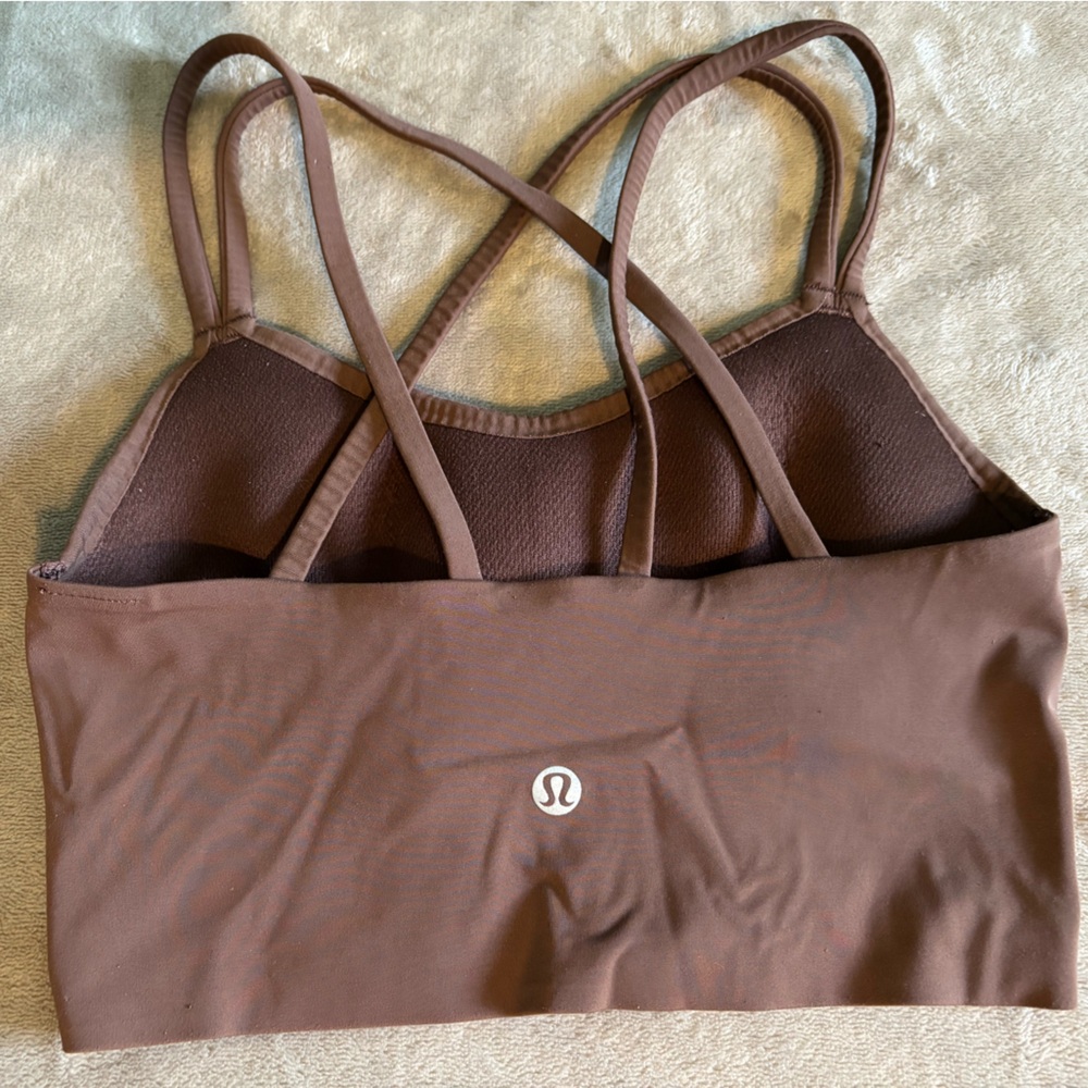 lululemon athletica Chocolate Brown Sports Bra